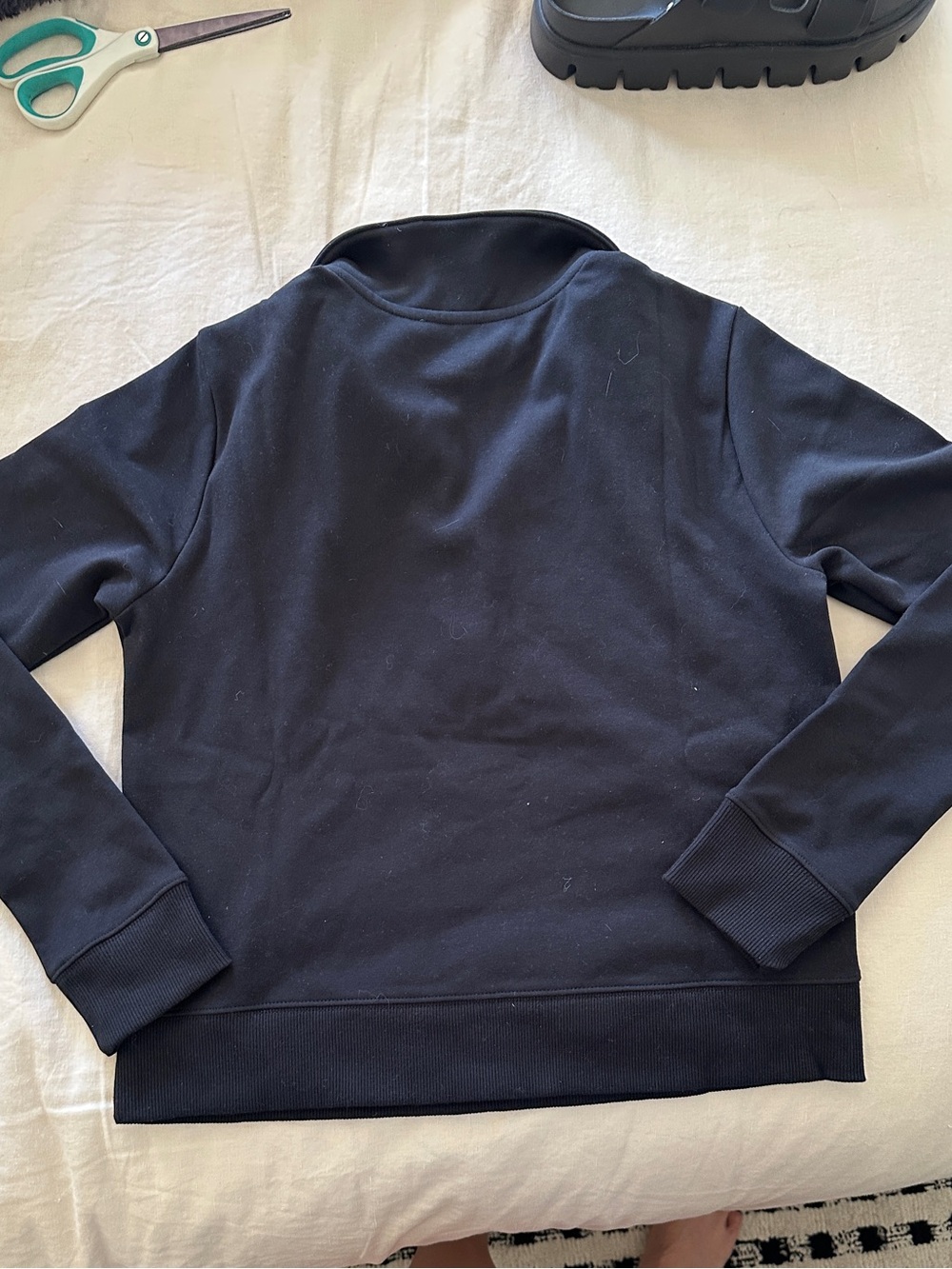 Travis Mathew Cloud Fleece Quarter Zip Jacket - Picture 6 of 6